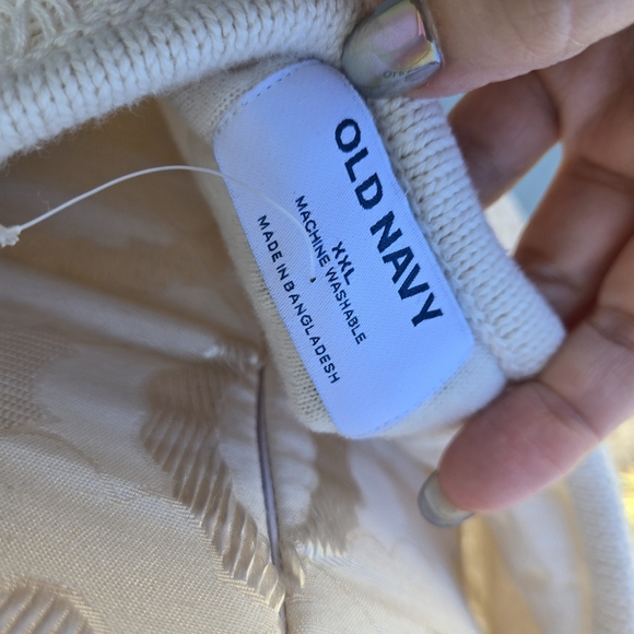 Old Navy NWOT Crochet Halter Midi Dress in Cream, Size XXL - Picture 6 of 8